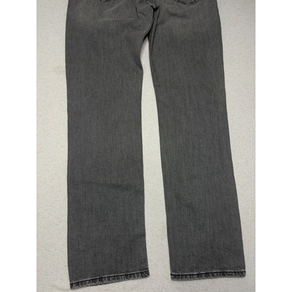 Levis 514 Straight Fit Mens Grey Stretch Jeans 34x34 00514-1660